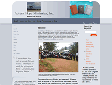 Tablet Screenshot of biblesforafrica.org